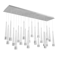 Quill 16in. LED Chandelier Light 2700K/3000K/3500K/4000K in Chrome - PD-59423L-CH