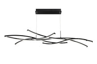 Divergence 64in. LED Chandelier Light 3000K in Black