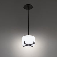 LAUREL 8in. LED Mini Pendant Light 3000K in Black