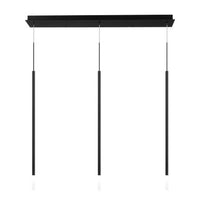 Viggo 32in. LED Chandelier Light 2700K/3000K/3500K/4000K in Black