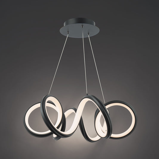Mamba 26in. LED Pendant Light 3000K in Black