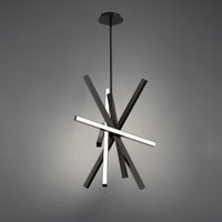 Parallax 28in. LED Pendant Light 3000K in Black