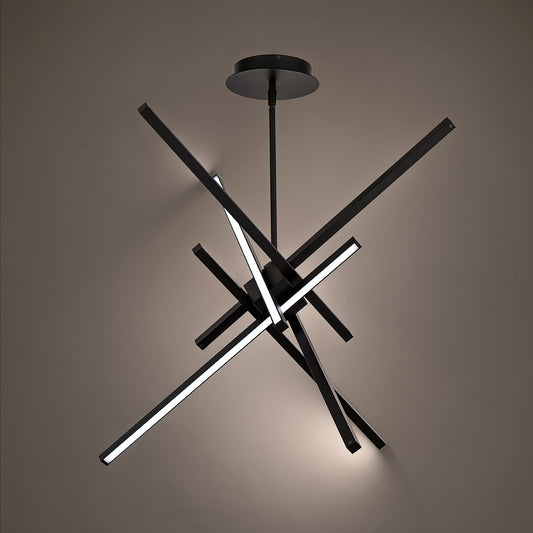 PARALLAX 39in. LED Chandelier Light 3000K in Black