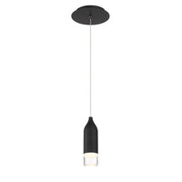 Action 8in. LED Mini Pendant Light 3000K in Black