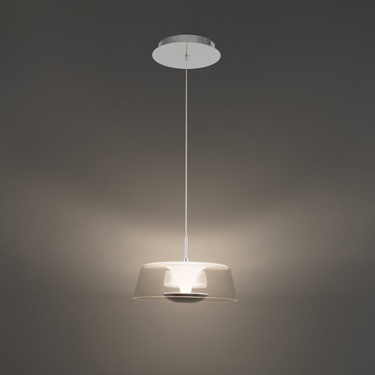 Branwen 09in. LED Mini Pendant Light 3000K in Chrome