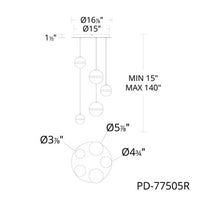 CYLLINDRA 5LGHT ROUND MULTI 4CCT 27/30/3 - PD-77505R-BC