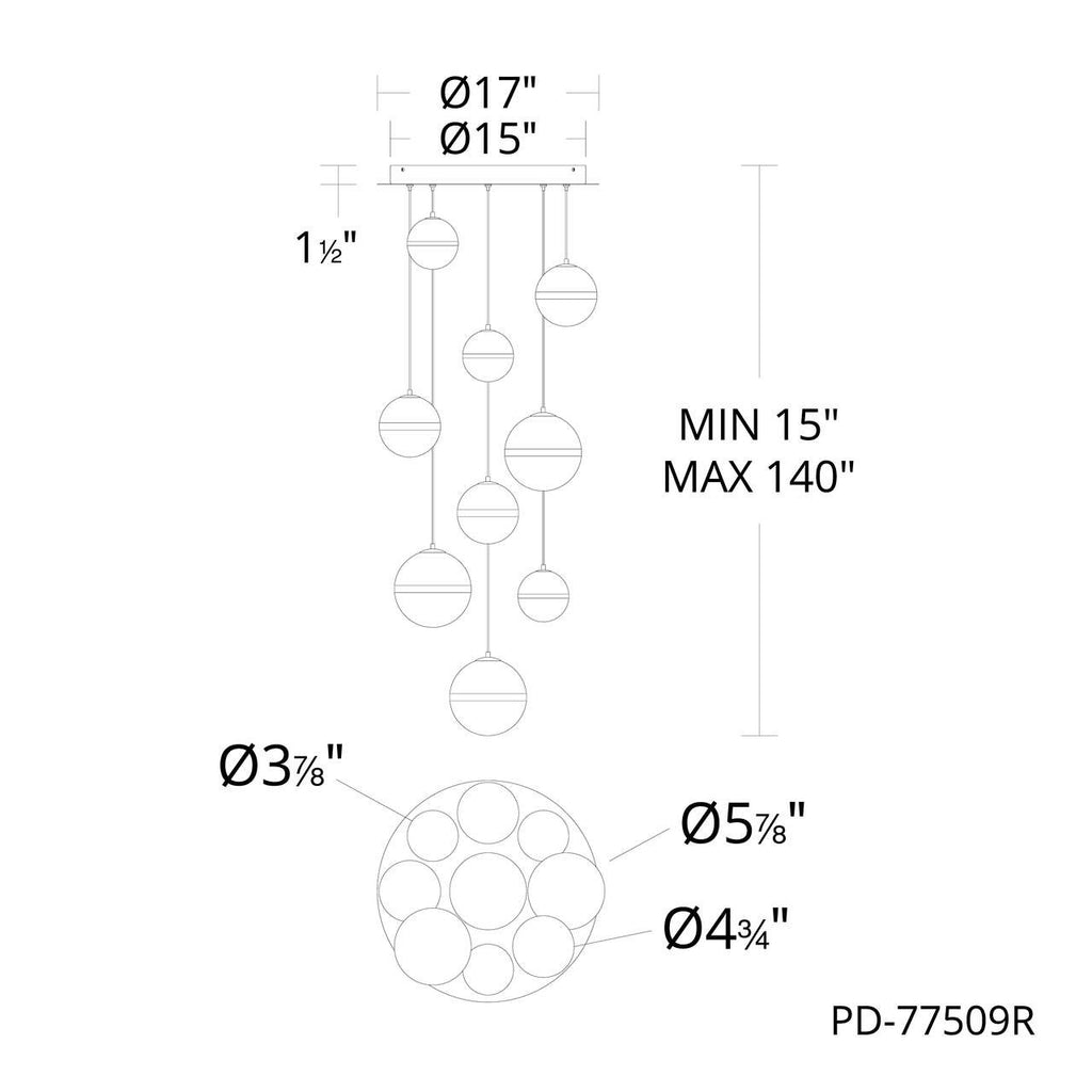 CYLLINDRA 9LGHT ROUND MULTI 4CCT 27/30/