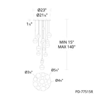 CYLLINDRA 15LGHT ROUND MULTI 4CCT 27/30/