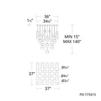 CYLLINDRA 41LGHT SQUARE MULTI 4CCT 27/30 - PD-77541S-BC