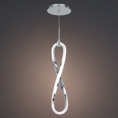 Marise 21in. LED Mini Pendant Light 3000K in Chrome