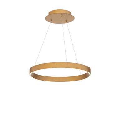 SIRIUS 18in. LED Pendant Light 3000K in Brushed Aluminum
