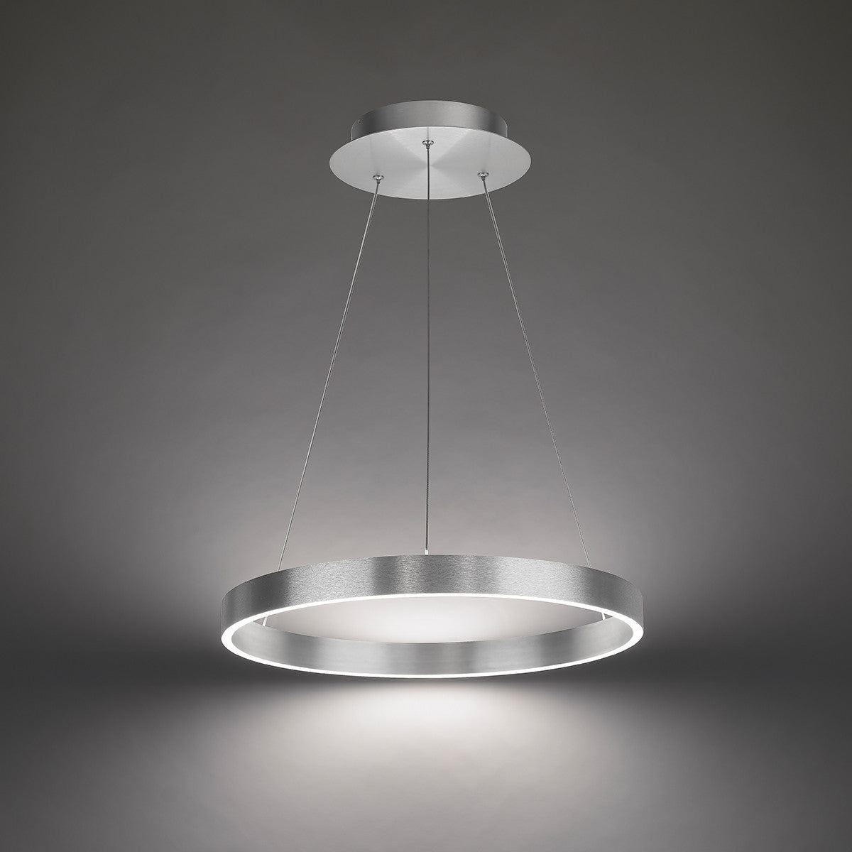SIRIUS 18in. LED Pendant Light 3000K in Brushed Aluminum - PD-81118-AL
