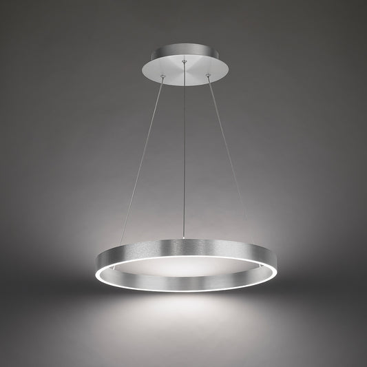 SIRIUS 18in. LED Pendant Light 3000K in Brushed Aluminum - PD-81118-AL