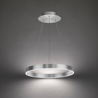 SIRIUS 18in. LED Pendant Light 3000K in Brushed Aluminum - PD-81118-AL