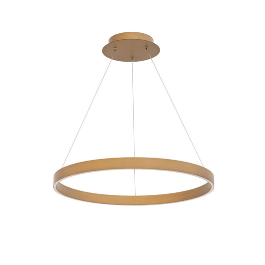 SIRIUS 24in. LED Pendant Light 3000K in Brushed Aluminum