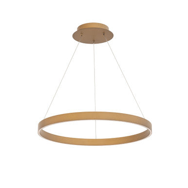 SIRIUS 24in. LED Pendant Light 3000K in Brushed Aluminum