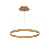 SIRIUS 24in. LED Pendant Light 3000K in Brushed Aluminum