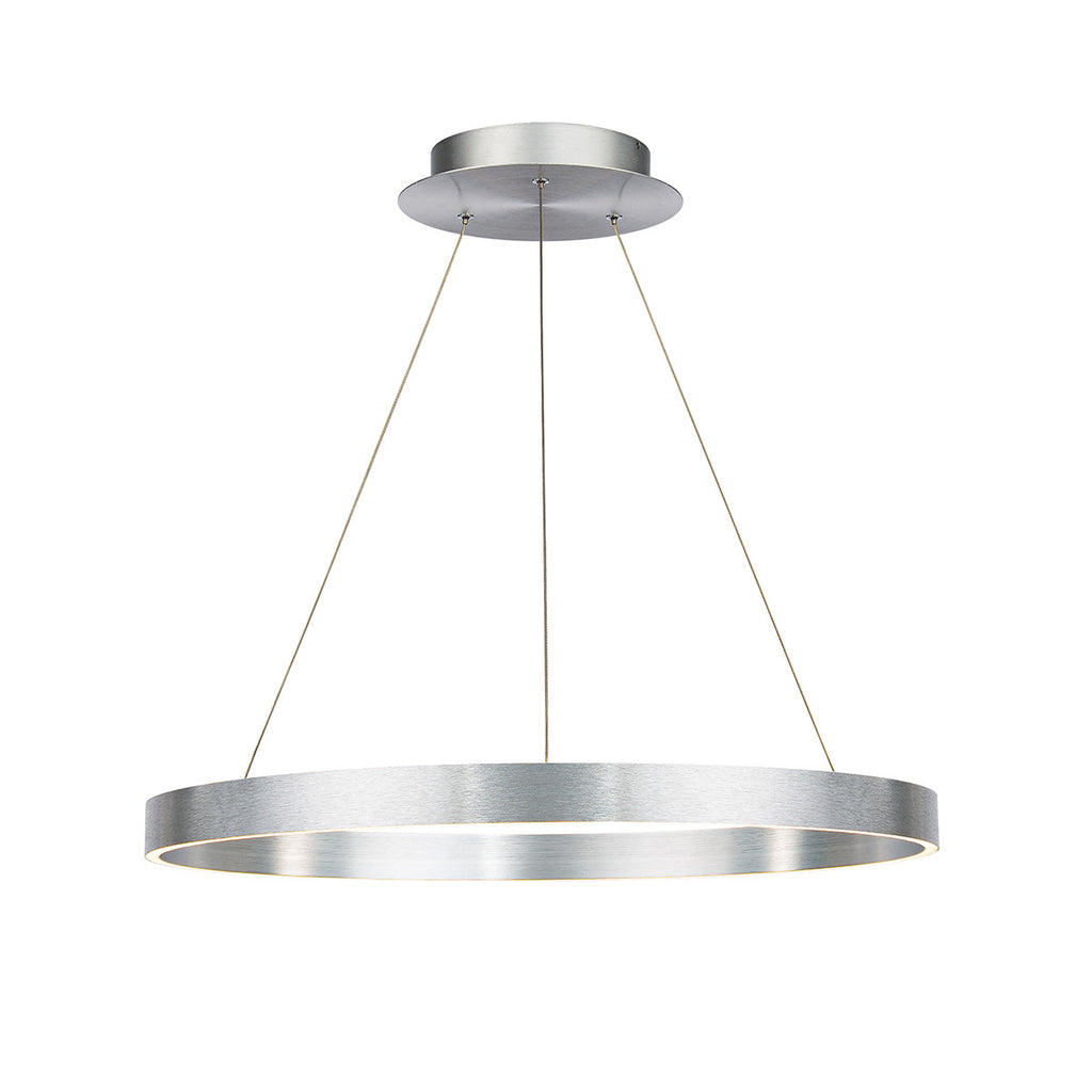 SIRIUS 24in. LED Pendant Light 3000K in Brushed Aluminum - PD-81124-AL