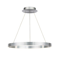 SIRIUS 24in. LED Pendant Light 3000K in Brushed Aluminum - PD-81124-AL