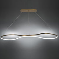 MARQUES 48in. LED Pendant Light 3000K in Aged Brass