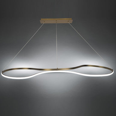 MARQUES 48in. LED Pendant Light 3000K in Aged Brass