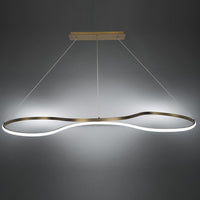 MARQUES 48in. LED Pendant Light 3000K in Aged Brass