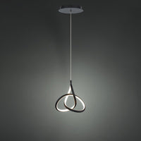 Vornado 7in. LED Mini Pendant Light 3000K in Black