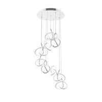 Vornado 7in. LED Chandelier Light 3000K in Chrome - PD-84909R-CH
