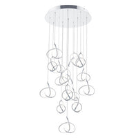 Vornado 7in. LED Chandelier Light 3000K in Chrome - PD-84915R-CH