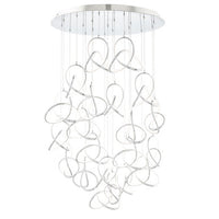 Vornado 7in. LED Chandelier Light 3000K in Chrome - PD-84921R-CH