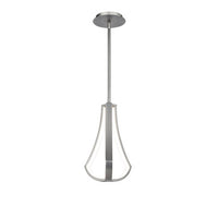 ARTEMIS 14 in. LED Mini Pendant Light 3000K in Brushed Nickel