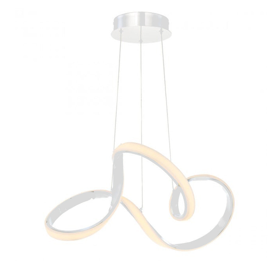 Vornado 23in. LED Chandelier Light 3000K in White