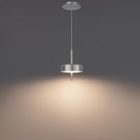 Pierce 10in. LED Mini Pendant Light 3000K in Brushed Nickel
