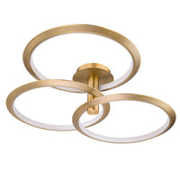 Solaris 40in. LED Pendant Light 3000K in Aged Brass
