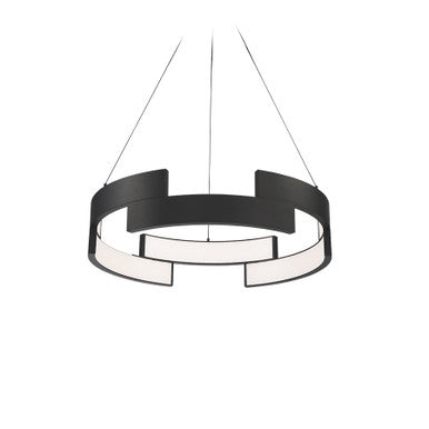 Trap 20in. LED Pendant Light 3000K in Black