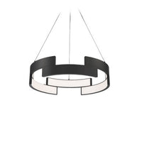 Trap 20in. LED Pendant Light 3000K in Black