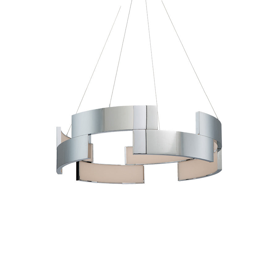 Trap 27in. LED Pendant Light 3000K in Chrome
