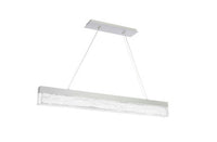 EFFERVESCENT 45in. LED Linear Pendant 3000K in Brushed Aluminum