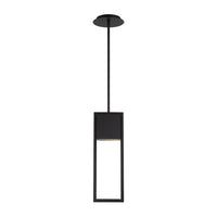 Archetype 18 in. LED Outdoor Pendant Light 3000K in Black