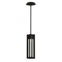 CHAMBER 16in. LED Outdoor Pendant Light 3000K in Black
