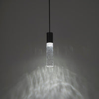 SLEEK 14in. LED Outdoor Pendant Light 3000K in Black