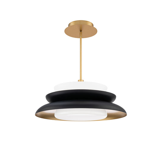 CAPULET 24in. PENDANT - PD406624-TWA-BK/GO