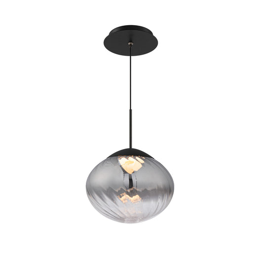 SWAZEY 9IN MINI PENDANT 4CCT - PD407609-BKSM
