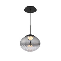 SWAZEY 9IN MINI PENDANT 4CCT - PD407609-BKSM
