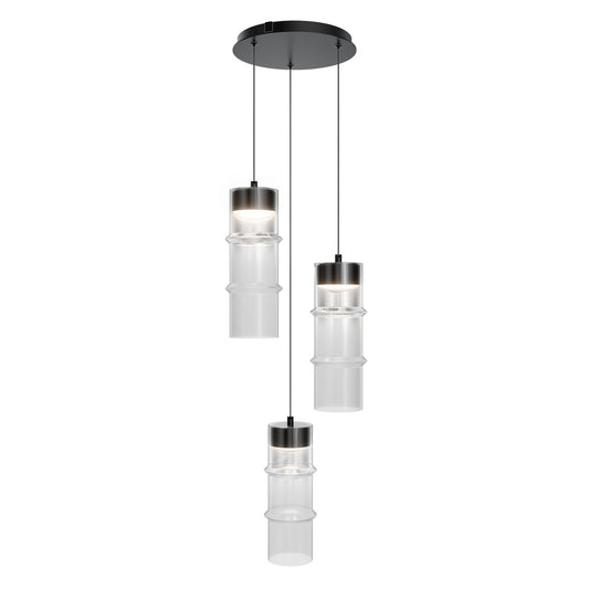 KANISTER  3LGHT MULTI WAC HOME - PD413603R-TWA-BKWT