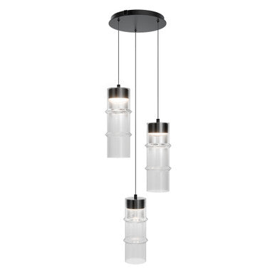 KANISTER  3LGHT MULTI WAC HOME - PD413603R-TWA-BKWT