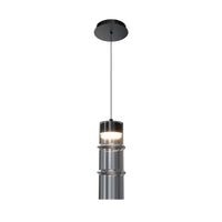 KANISTER 12in. MINI PENDANT WAC HOME - PD413612-TWA-BKSM