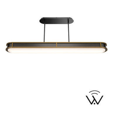 LONGBOARD 48in. LINEAR PENDANT WAC HOME - PD414648-TWA-BK/AB