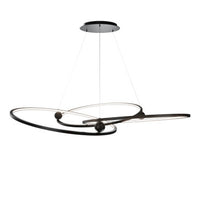 SIDEWINDER 60in. CHANDELIER WAC HOME - PD415660-TWA-BK
