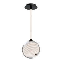 ROPER 9in. MINI PENDANT 4CCT - PD417609-BK